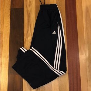 Navy Blue Adidas track pants